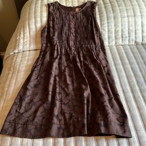 Long Elegant Legs Tall Lined Chocolate Brown Sundress